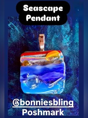 Bonnie’s Bling One of a Kind Fused Glass Jewelry and Accessories to Wear.